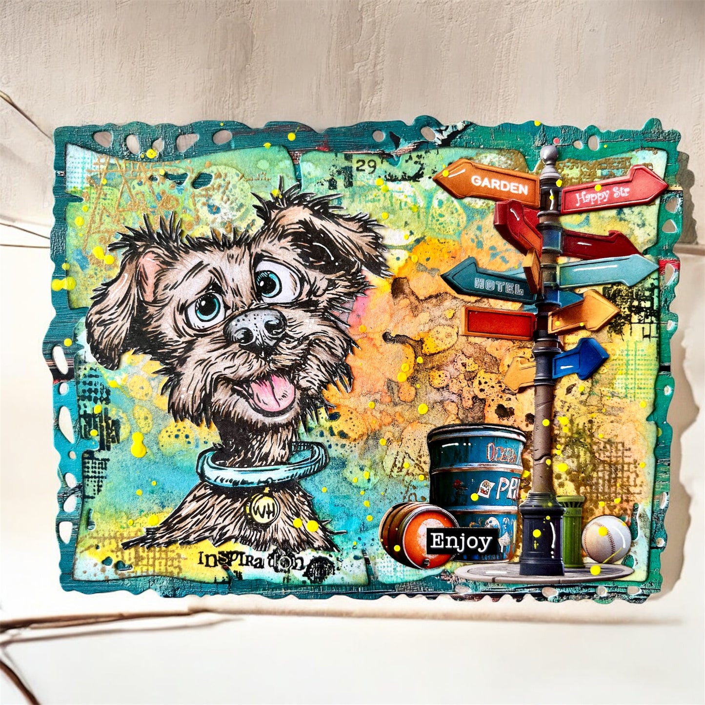 #1269 - A6 Stamp Set - Skyline Sniffs