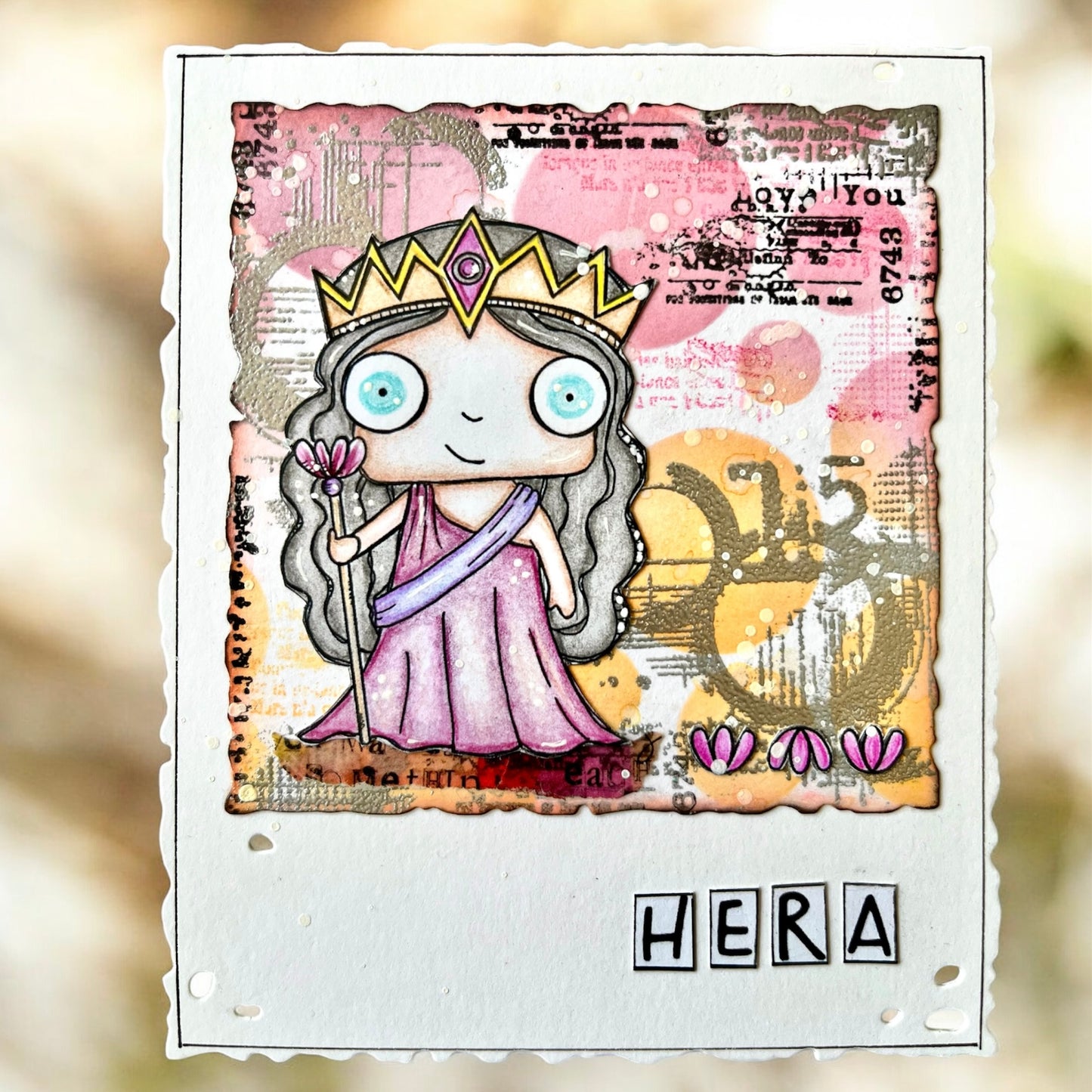 #724 - A7 Clear Stamp Set - Hera