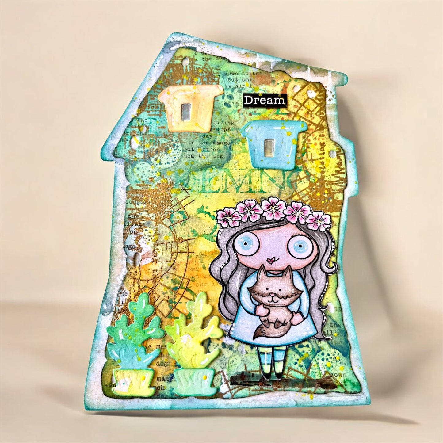 #1261 - A7 Stamp Set - Stained Geometry