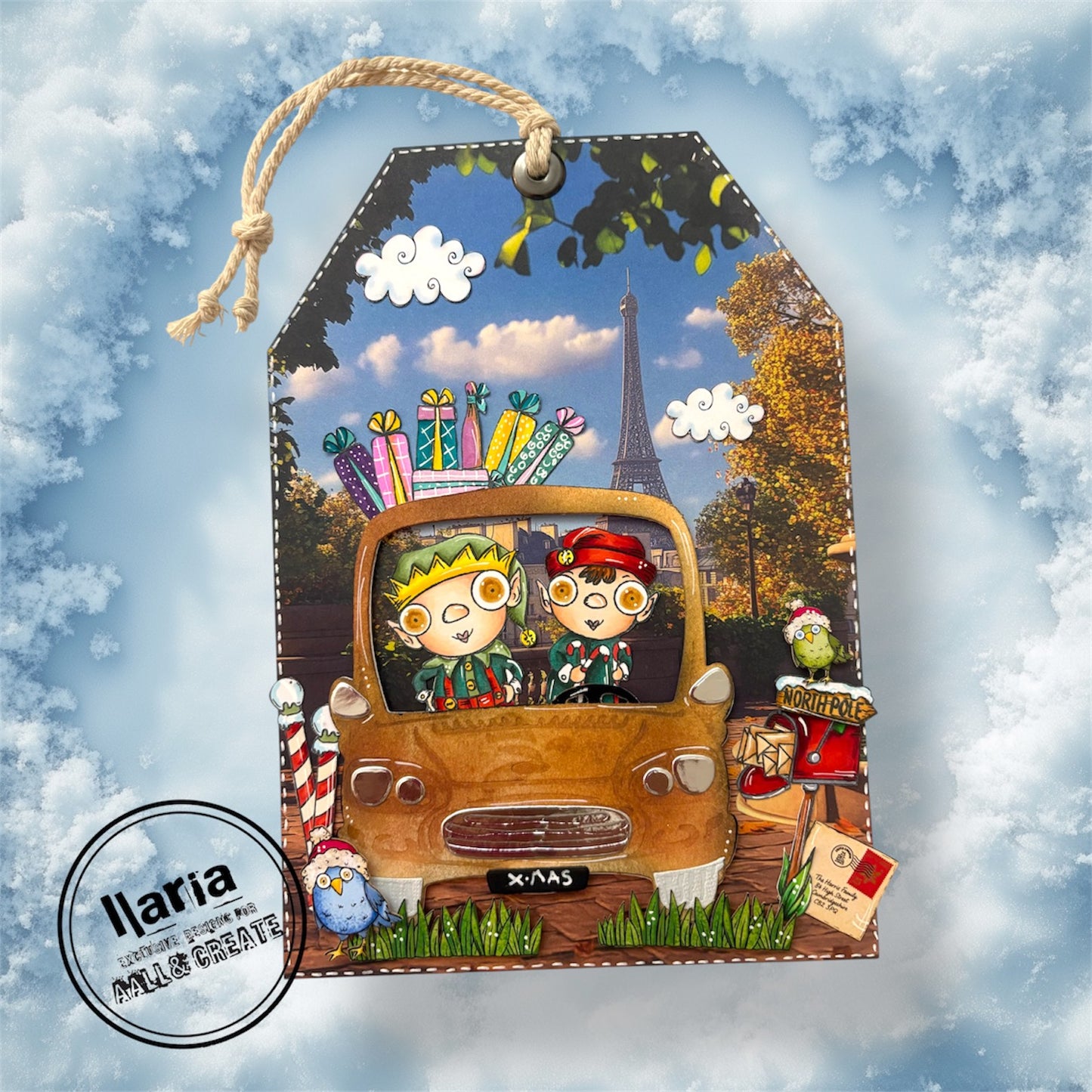 #EP-90 - Ephemera Die-Cuts - Earth & Sky