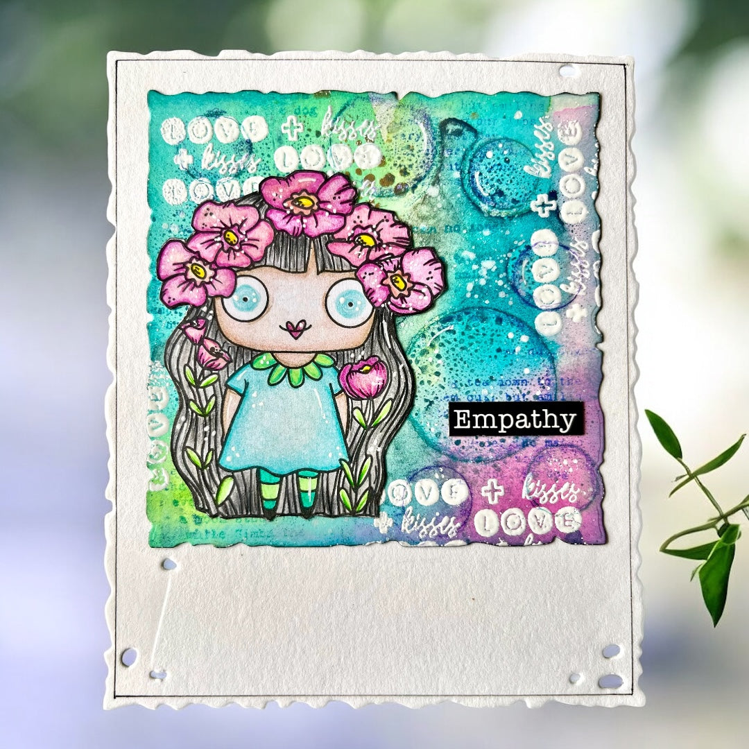 #135 - A4 Stencil - Bricks & Bubbles