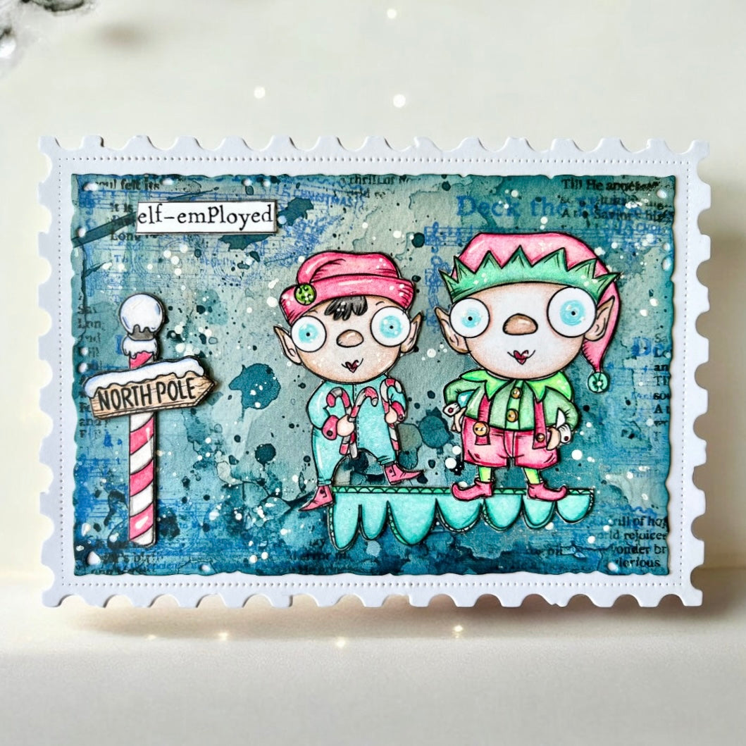 #TP-1316 - A7 Stamp Set - Holiday House