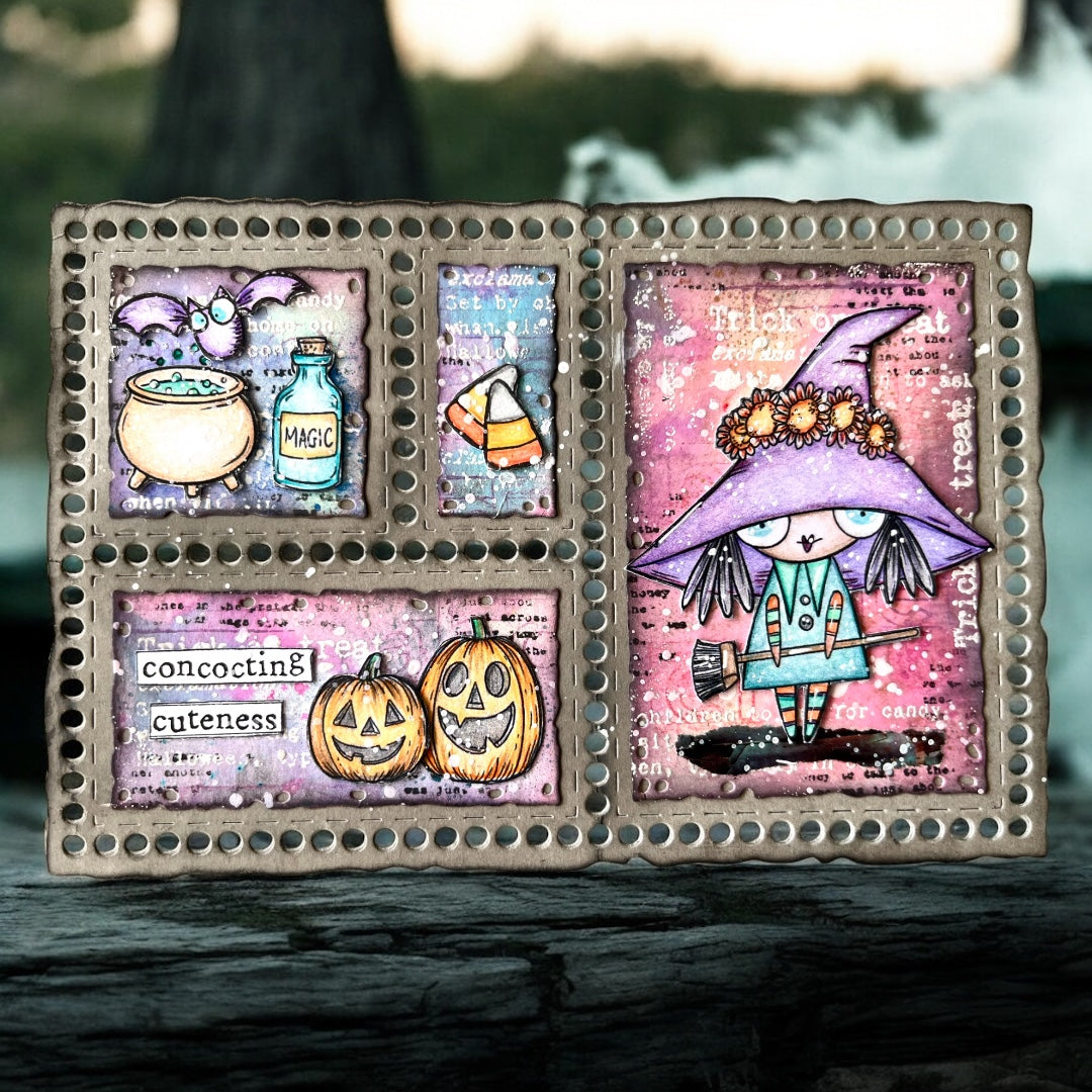 #TP-1296 - A7 Stamp Set - Too Cute Spook