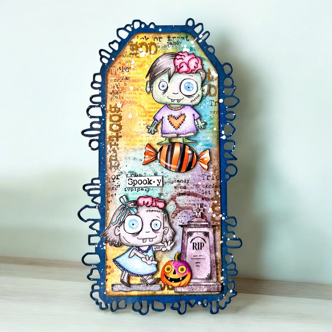 #TP-1293 - A7 Stamp Set - Brainy and Cute