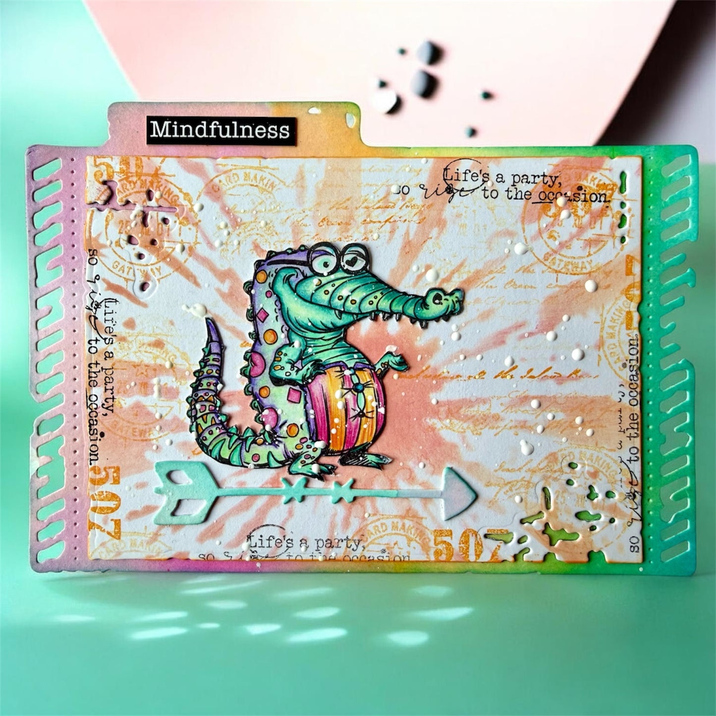 #1143 - A6 Stamp Set - Inflateably Awesome