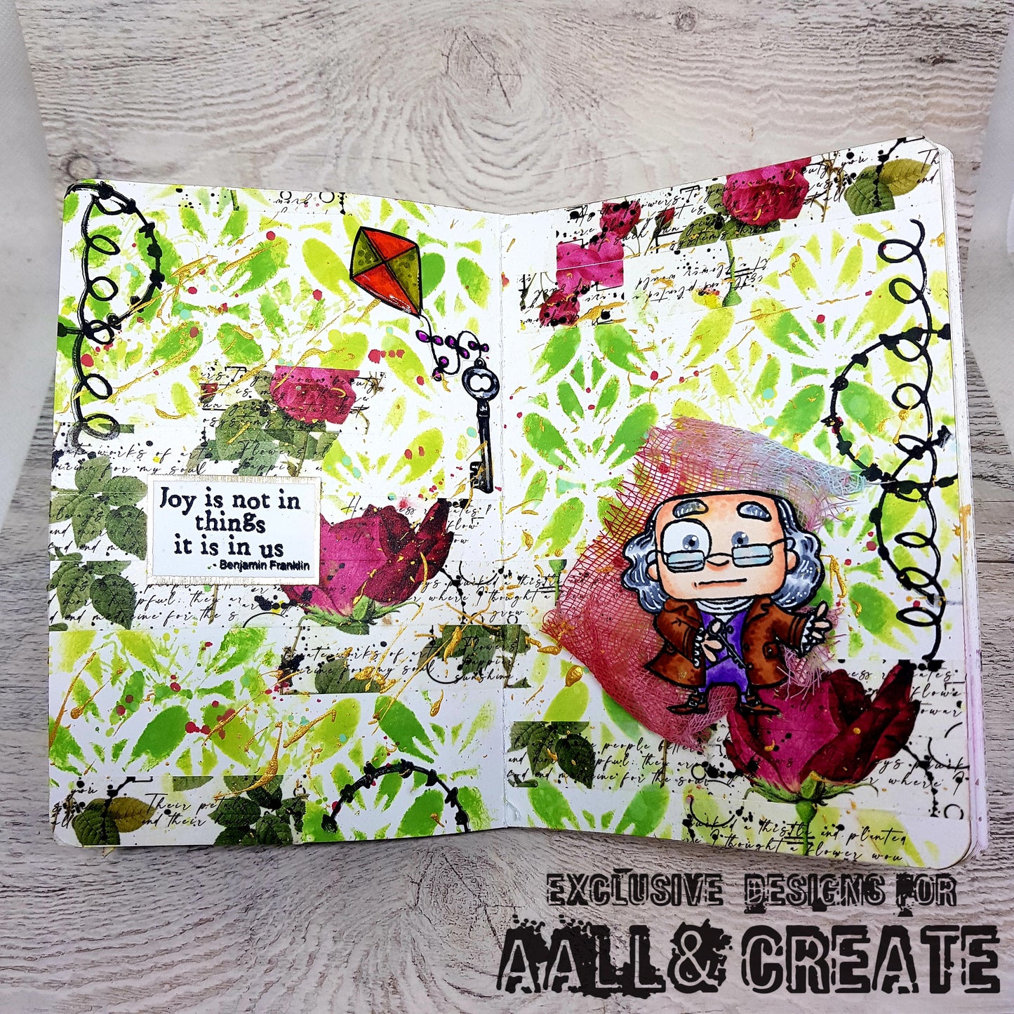 #969 - A7 Stamp Set - Benjamin Franklin