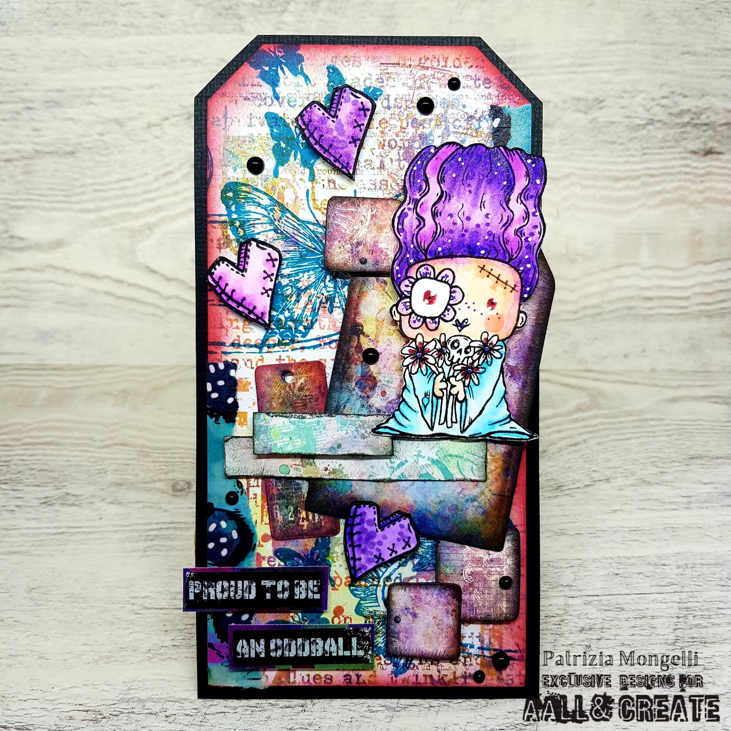 #77 - Ephemera Die-Cuts - Rainbow Reflections