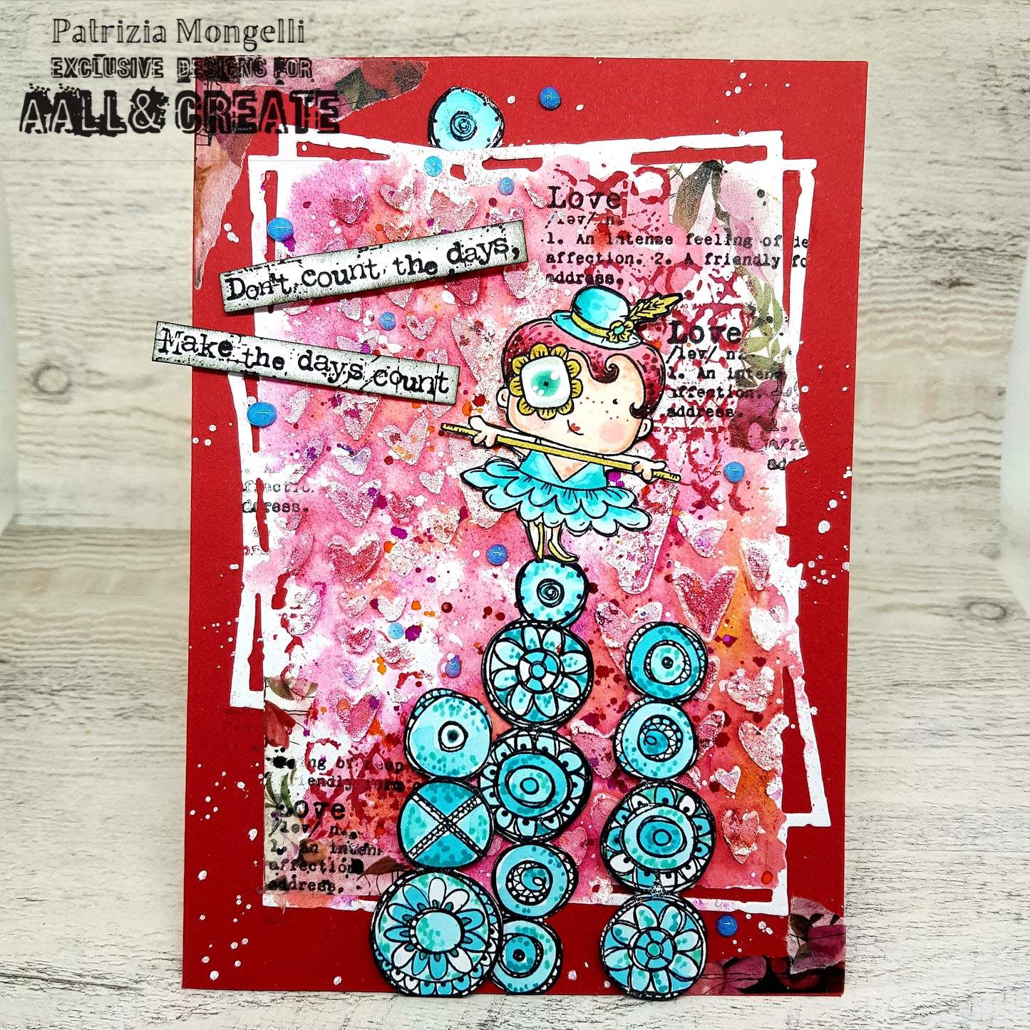 #134 - 6"x6" Stencil - Heapza Heartz