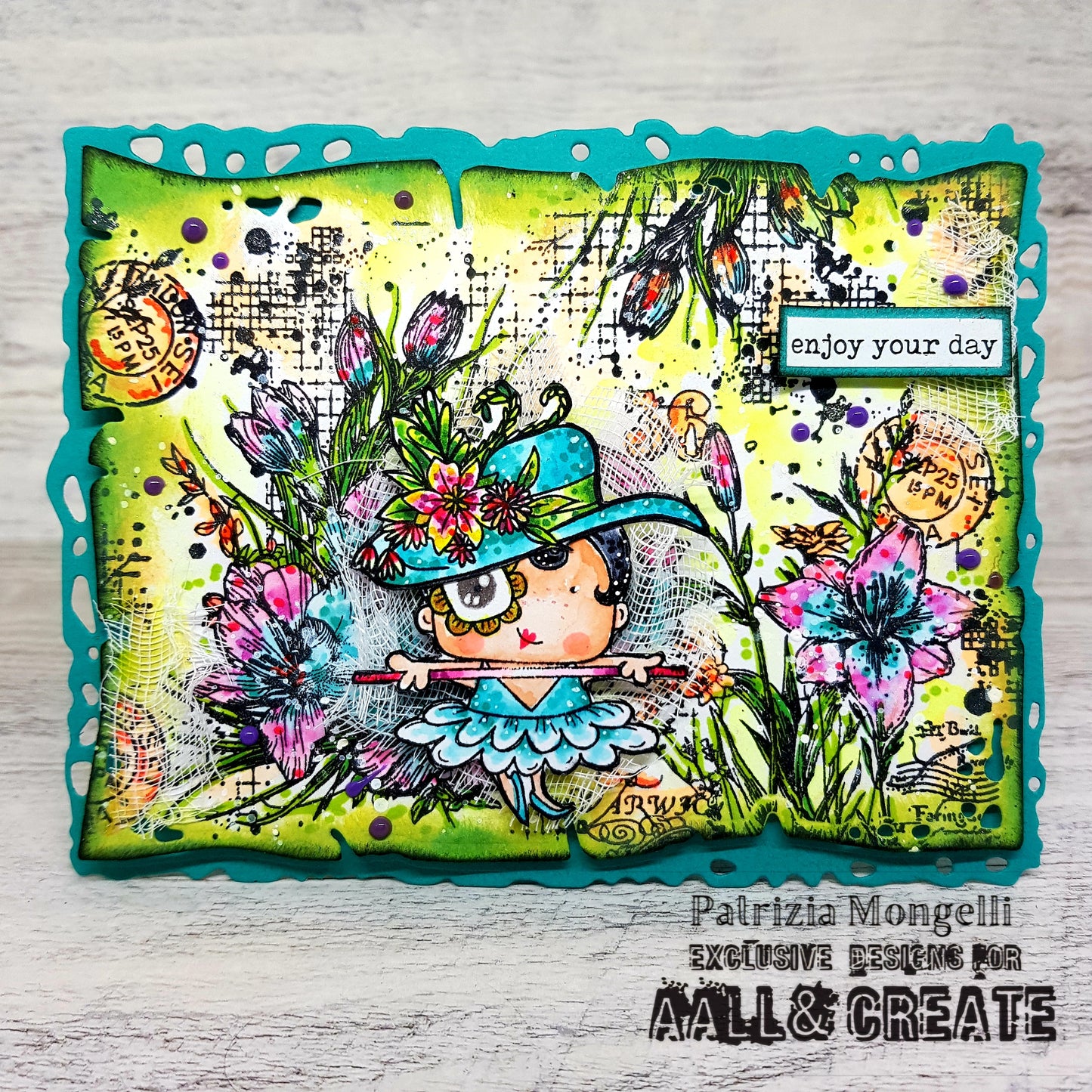 #1250 - A6 Stamp Set - Sunny Splash