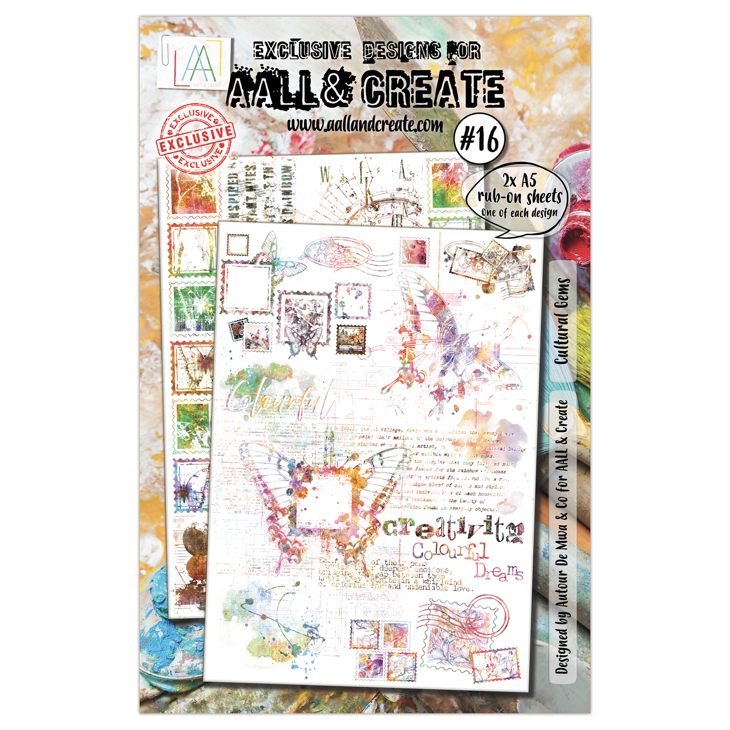 #16 - A5 Rub-Ons - Cultural Gems