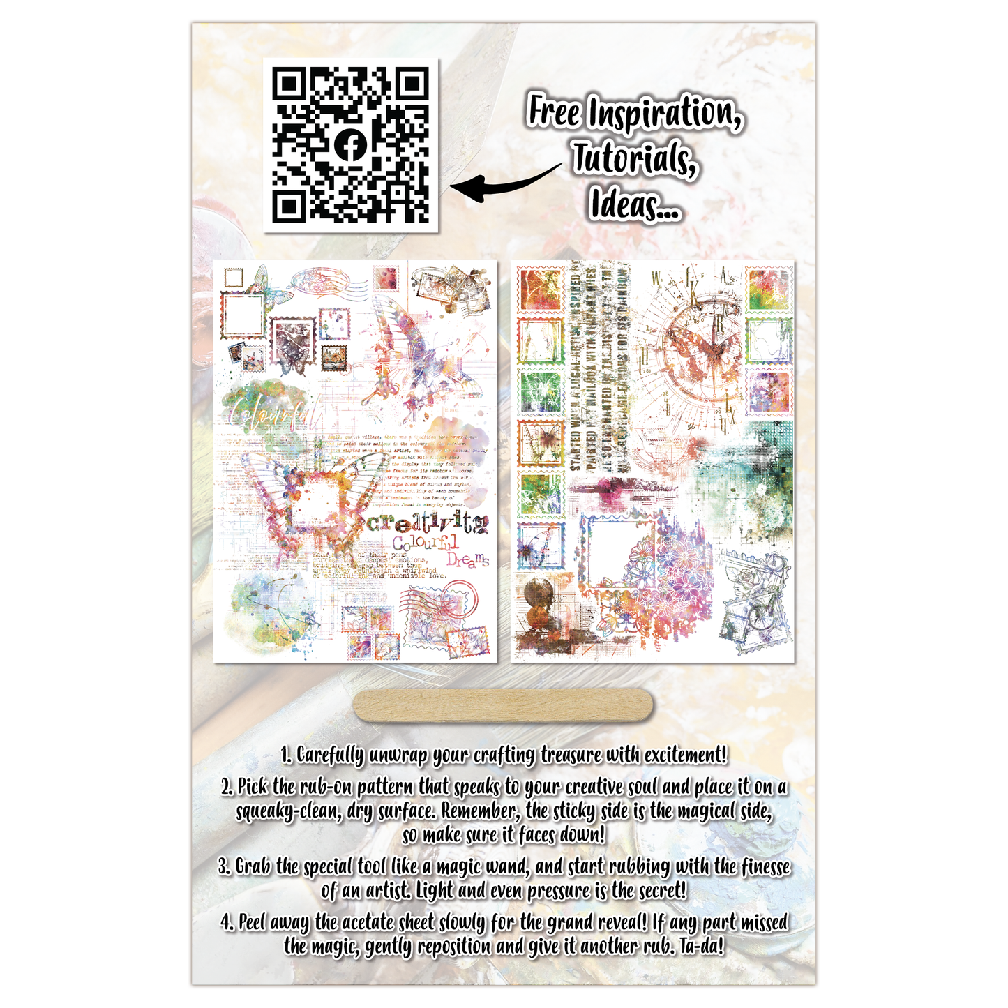 #16 - A5 Rub-Ons - Cultural Gems