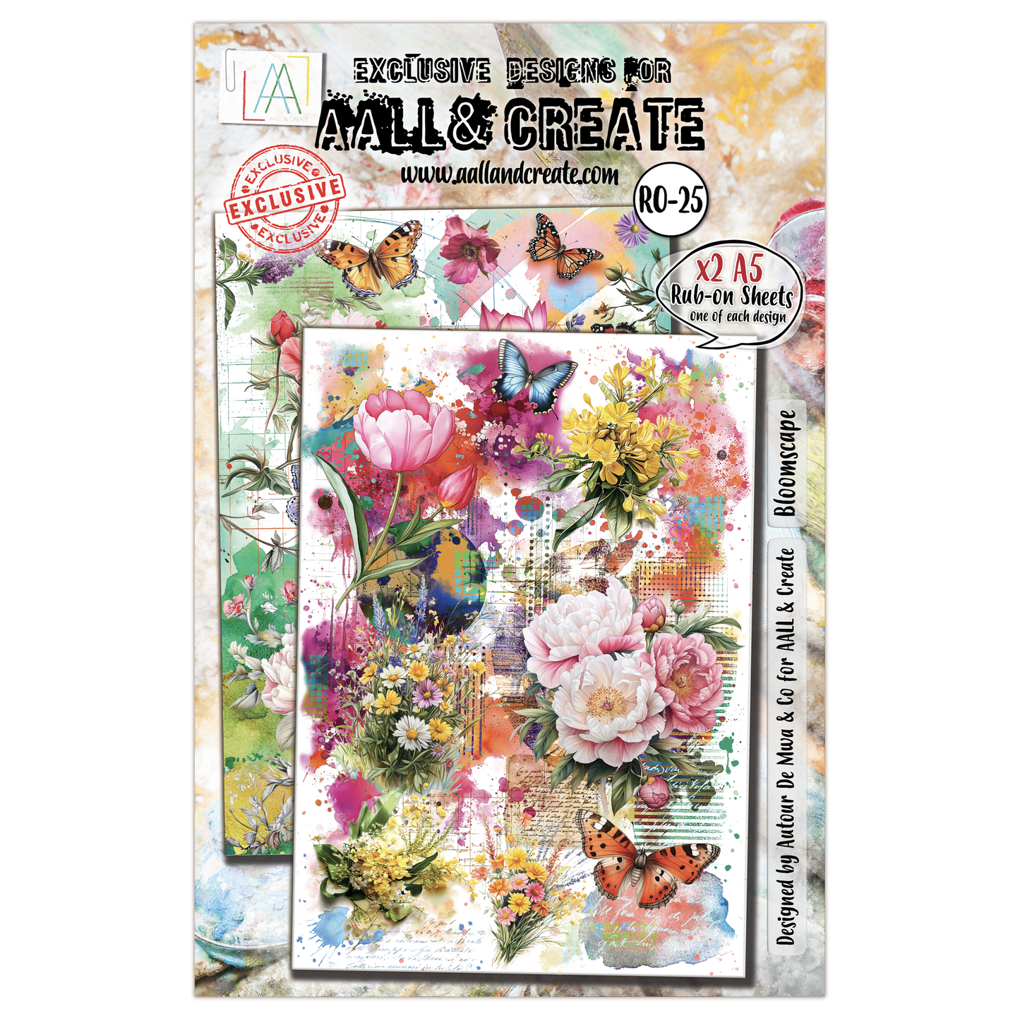 #RO-25 - A5 Rub-Ons - Bloomscape