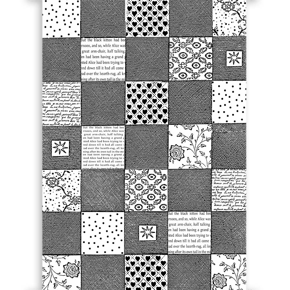Pack 6 assorted acetate sheets A4 Alice A