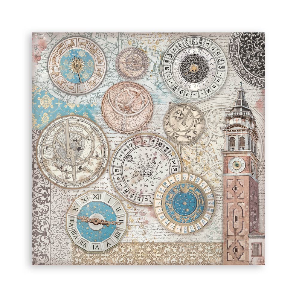 Stamperia Venice City of Art 12x12 Inch Paper Pack