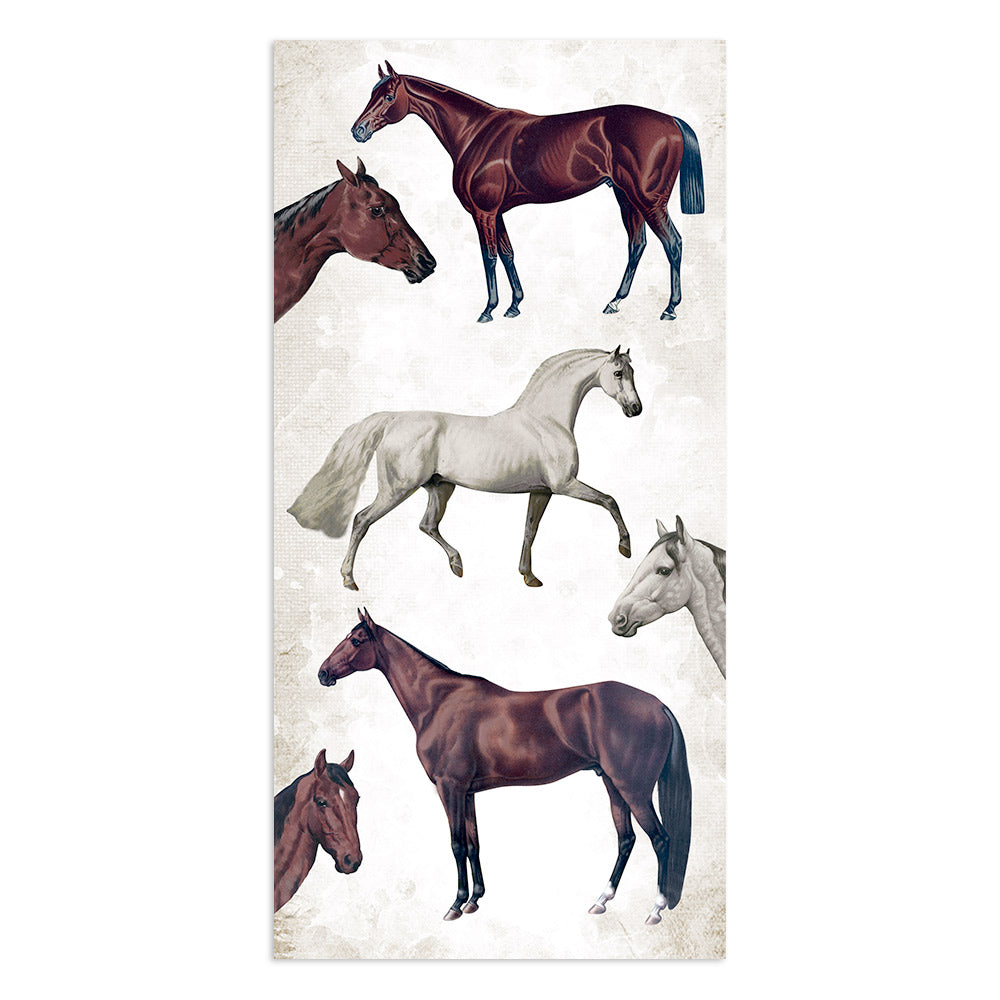Stamperia Collectables 10 sheets 15 x 30.5 cm (6 x 12) Romantic Horses