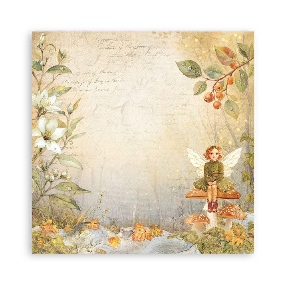 Stamperia Whispering Woods 12x12 Inch Maxi Paper Pack (Single Face)