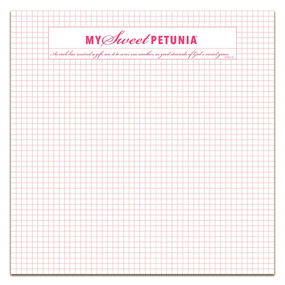 My Sweet Petunia Memory Grid Paper Pad