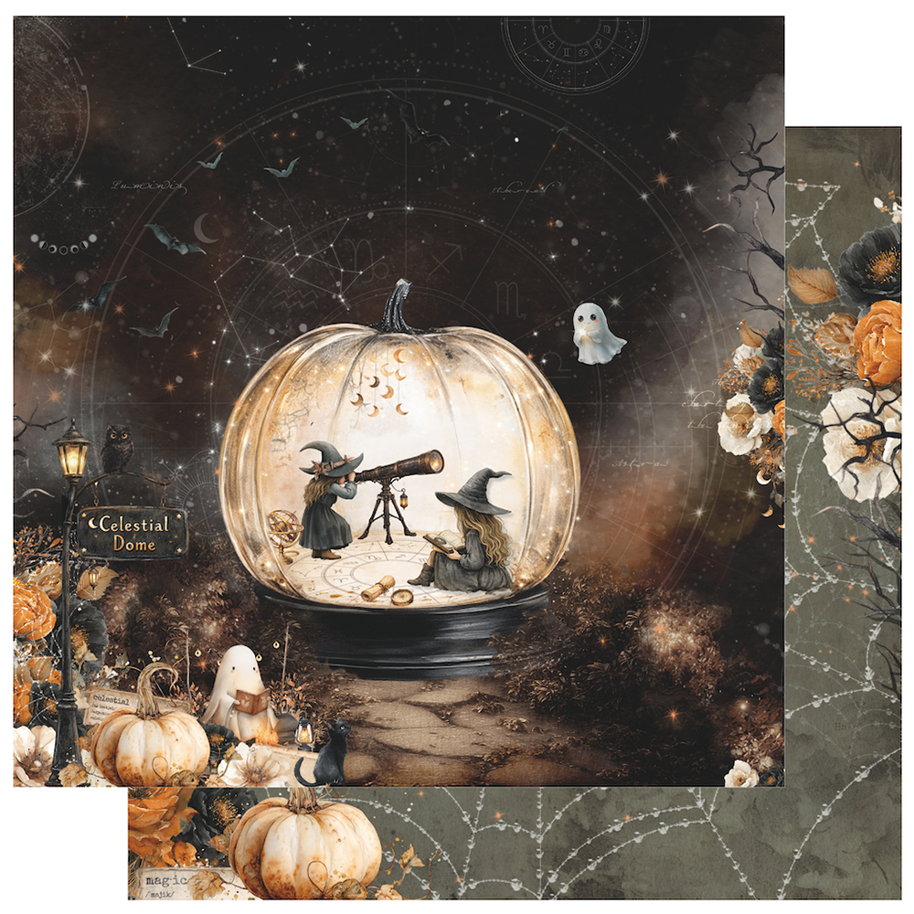 Prima Marketing Made of Magic Collection - 12 x 12 Double Sided Paper - Celestial