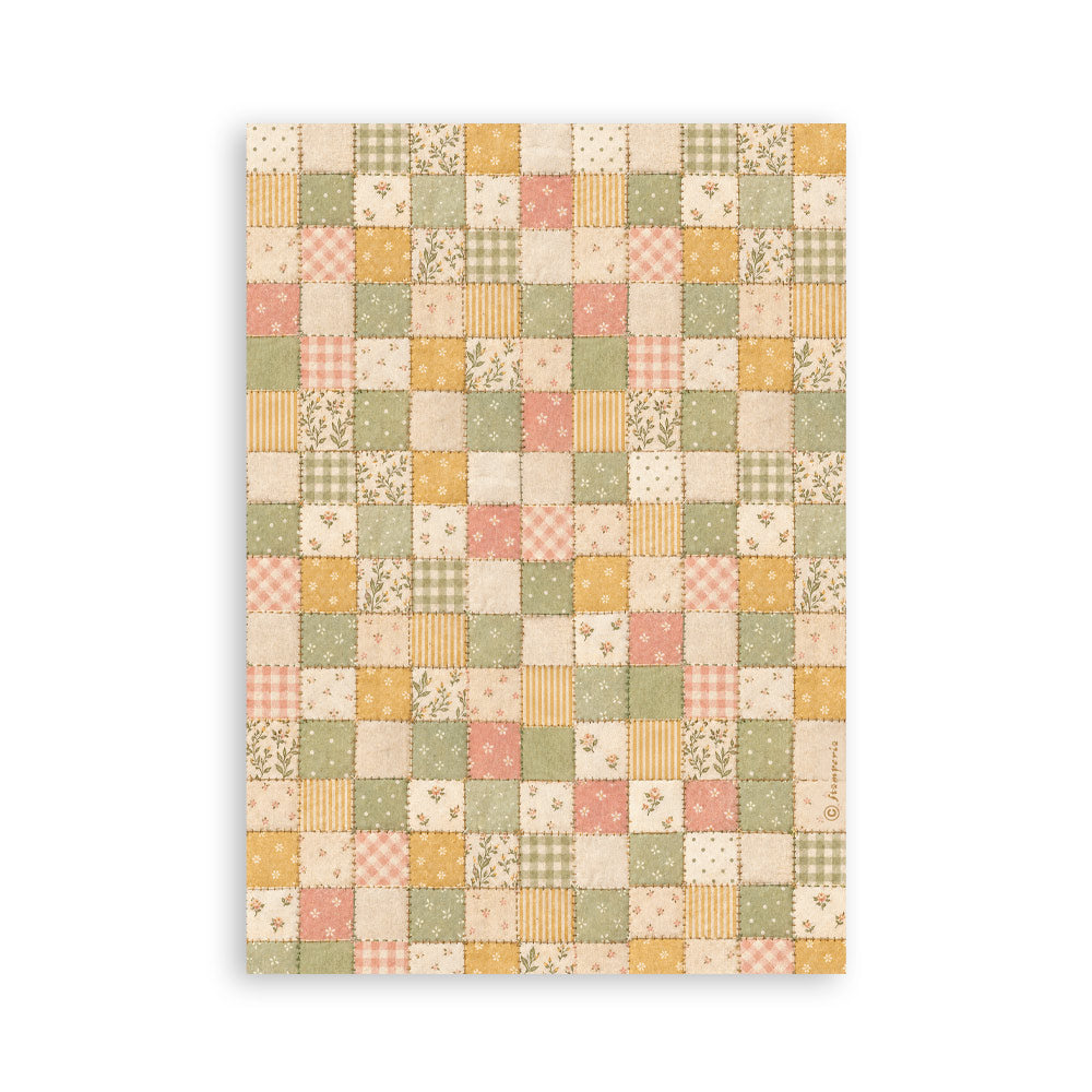 Stamperia CozyFamily A5 Washi Pad (8pcs)