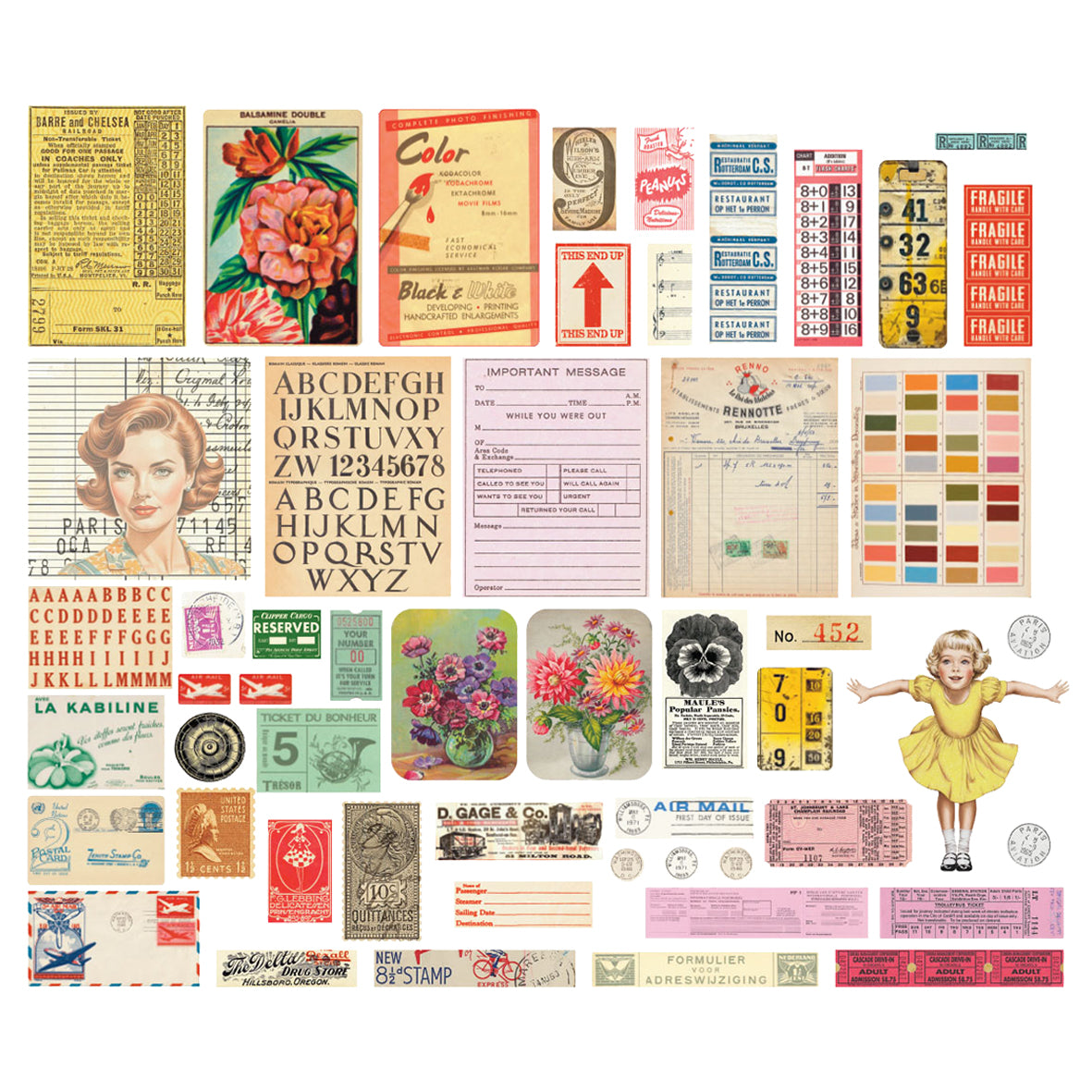 Spellbinders Turn the Page Book 10 Cardstock Die Cuts by Esther Glas