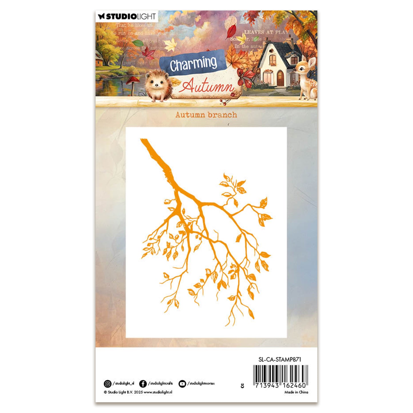 Studio Light Charming Autumn - Clear Stamps Autumn Branch