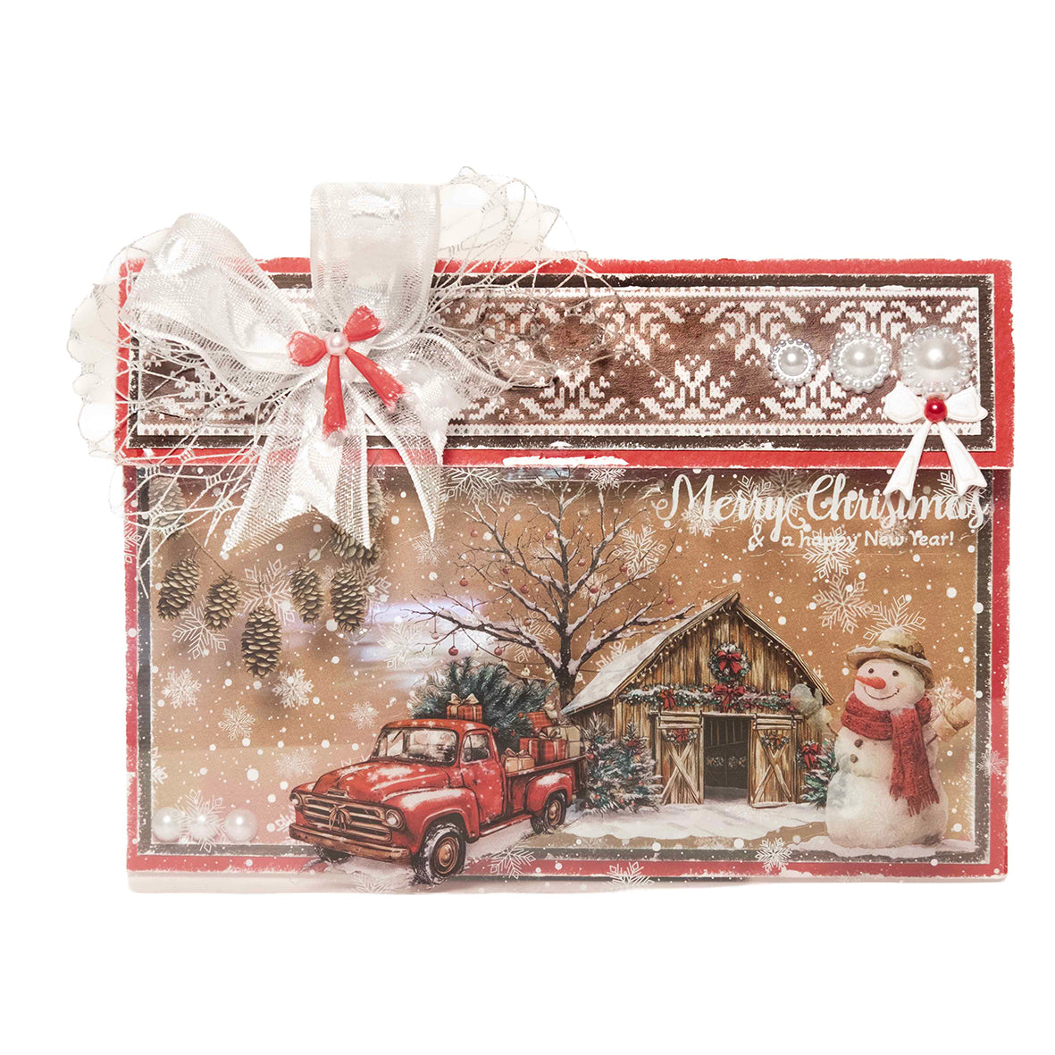 Studio Light Transparent Stickers Elements & Texts Cottage Christmas