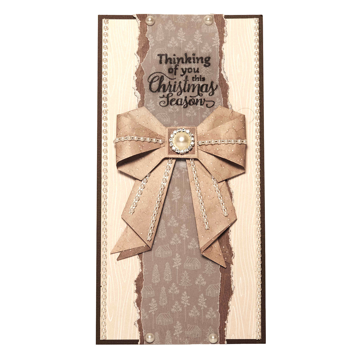 Studio Light Vellum Paper Pad Backgrounds Cottage Christmas