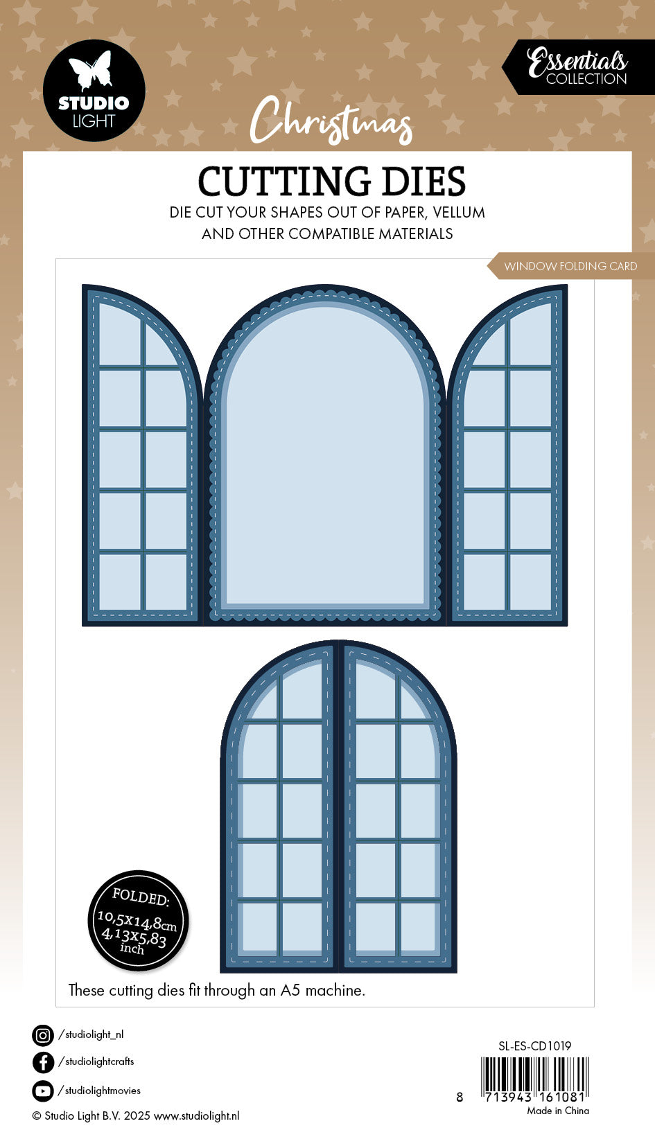 Studio Light Essentials Cutting Die Window Folding Card