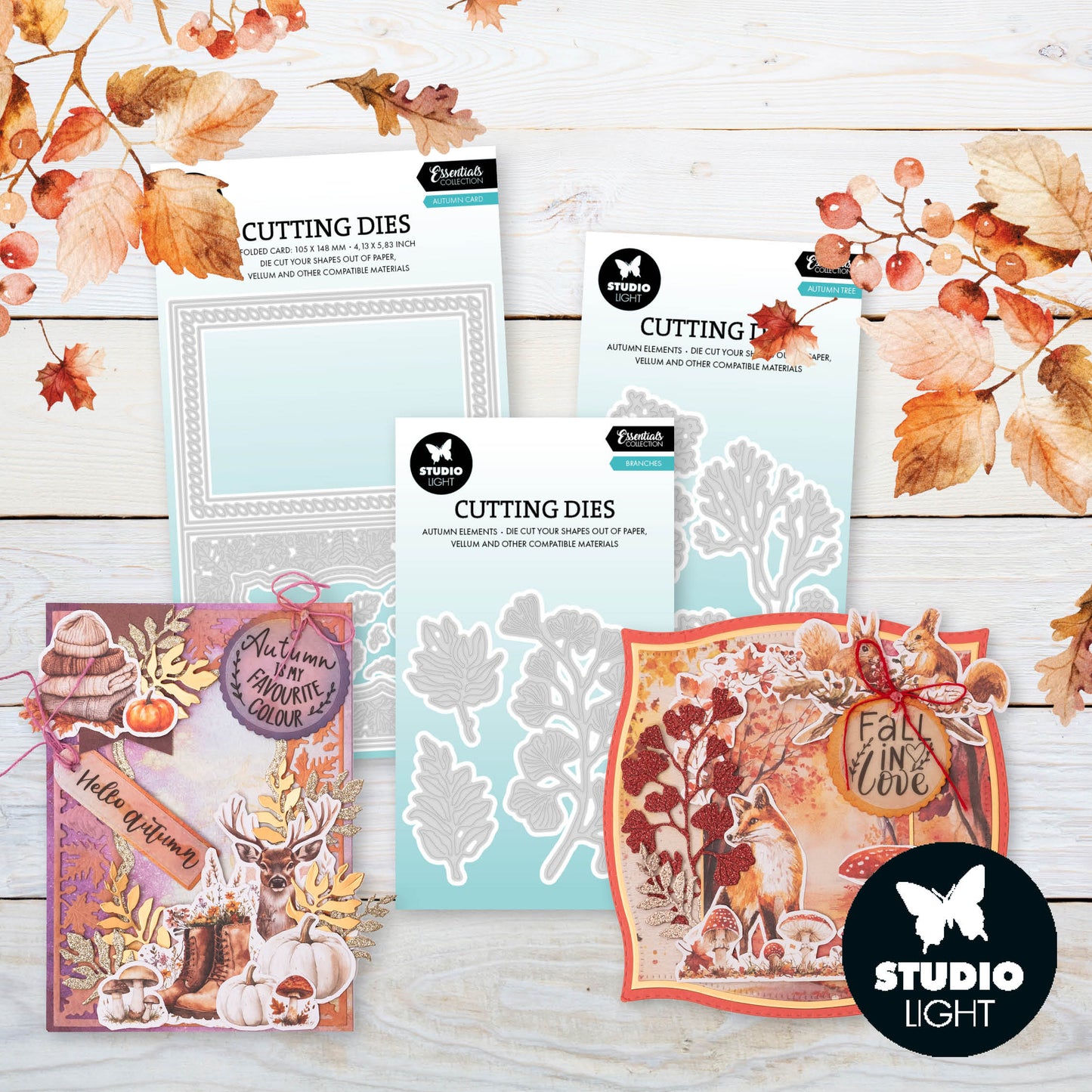 Studio Light Essentials Cutting Die Bundle - Autumn