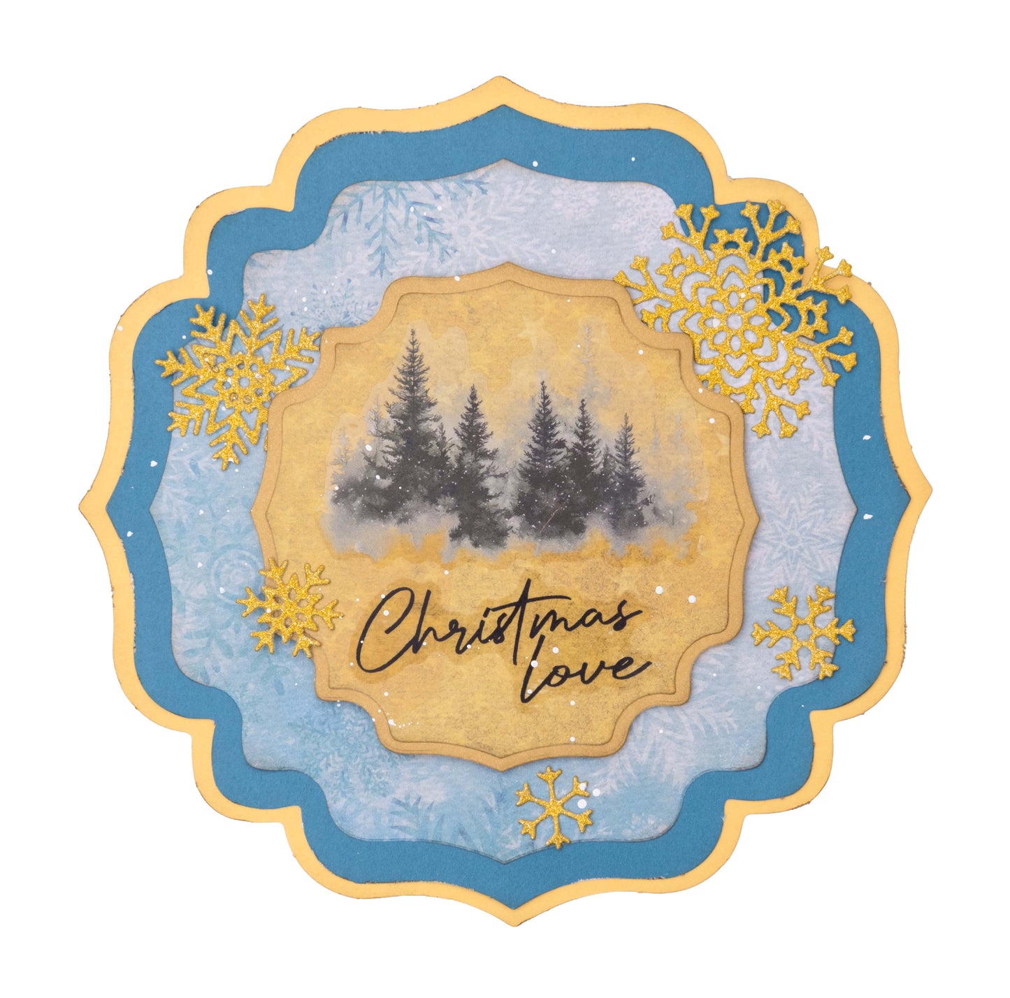 Studio Light Cutting-Dies Trees and Snow Christmas Forest