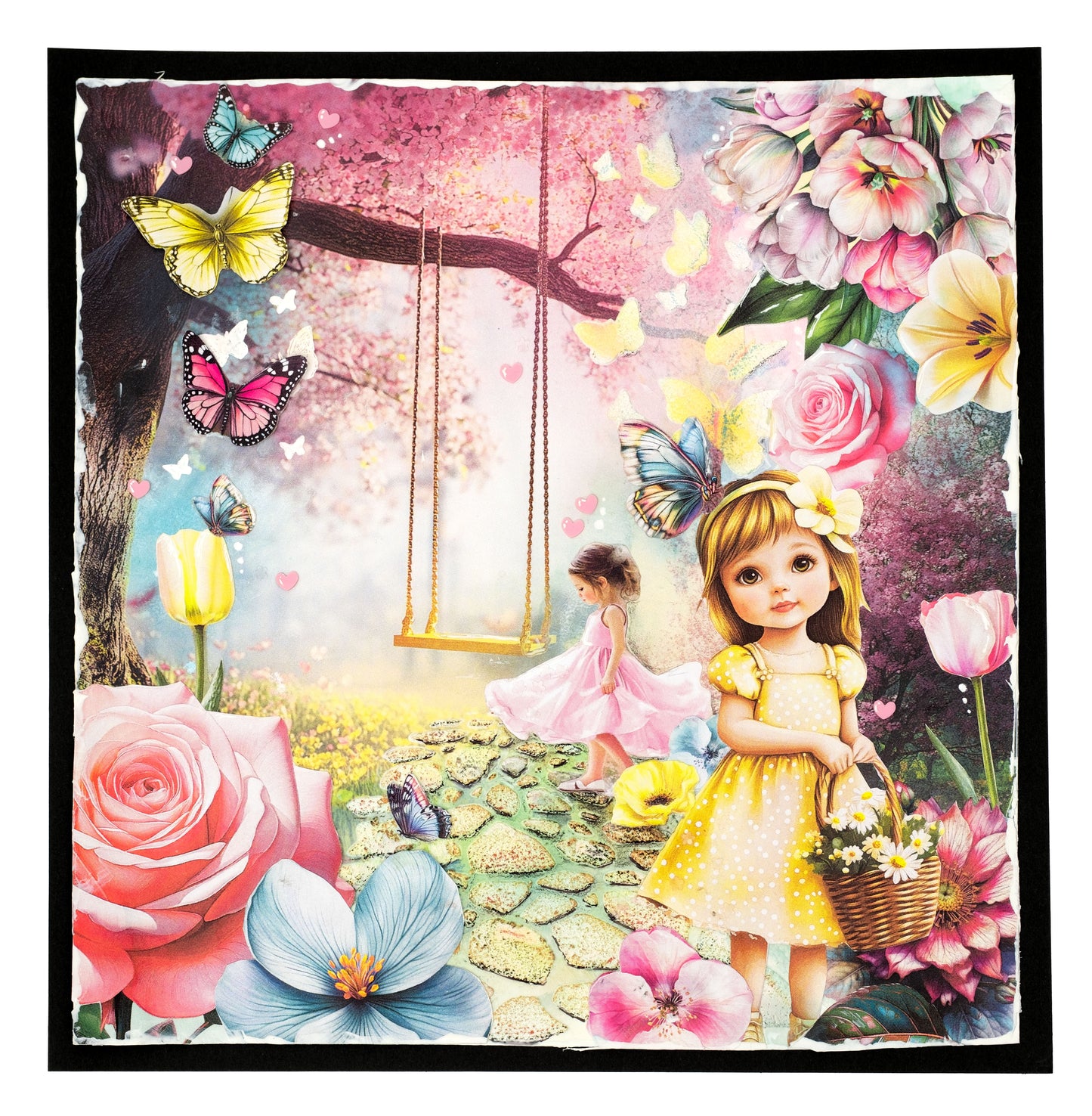 Studio Light Essentials Paper Elements Fluttering Flowers