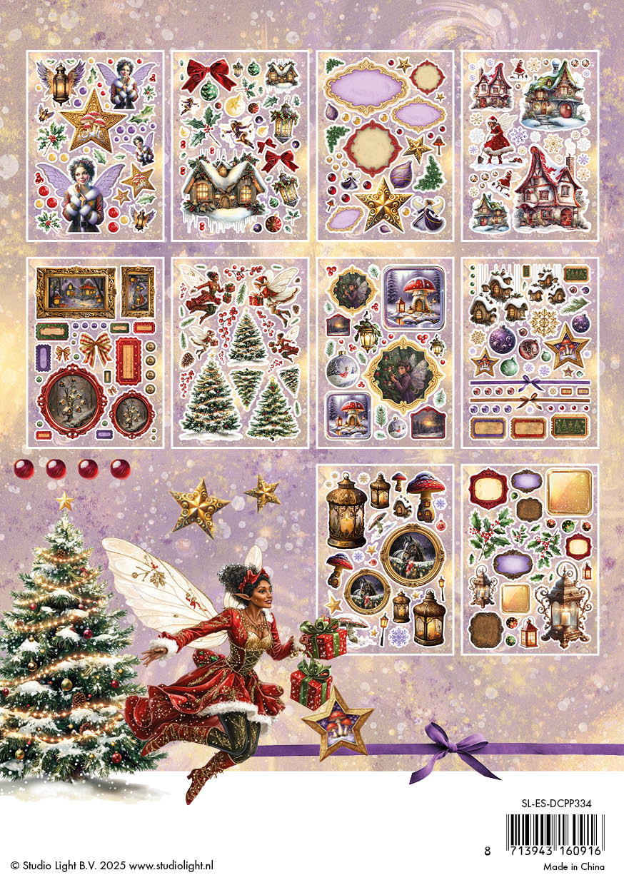 Studio Light Essentials Fairy Christmas Paper Elements Bundle