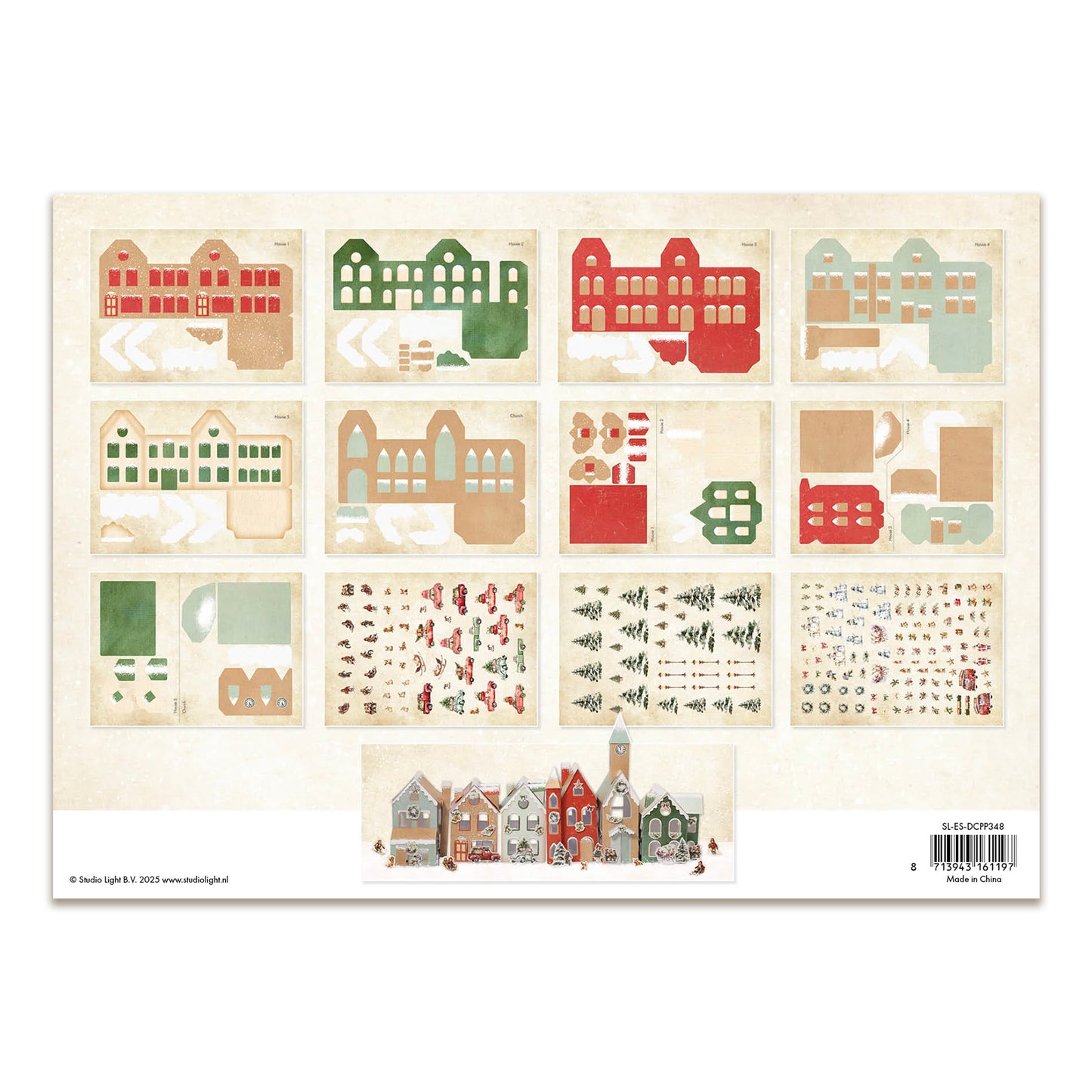 Studio Light Essentials DIY Village Christmas Village