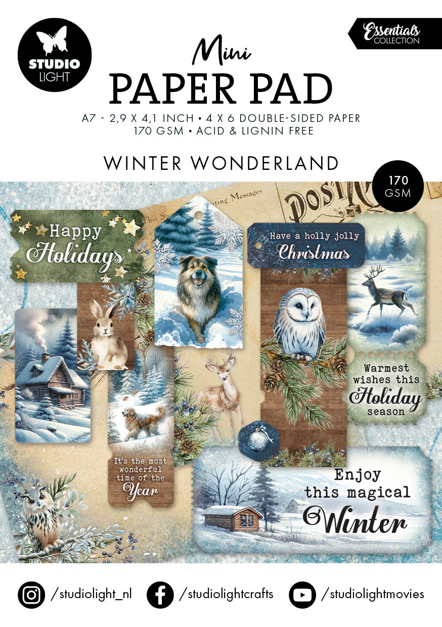 Studio Light Essentials Fairy Christmas & Mini Paper Pad Mega Bundle