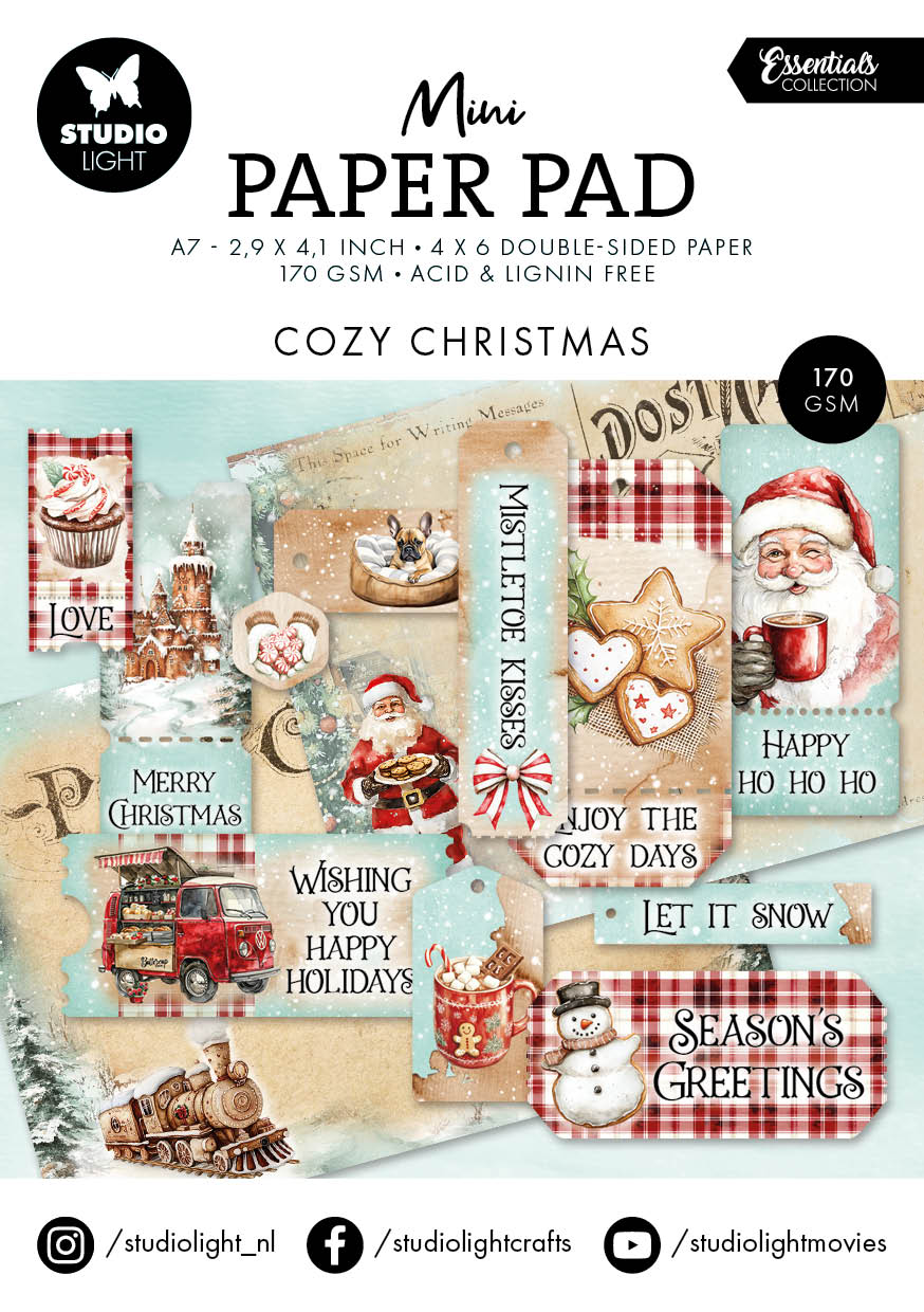 Studio Light Essentials Fairy Christmas & Mini Paper Pad Mega Bundle