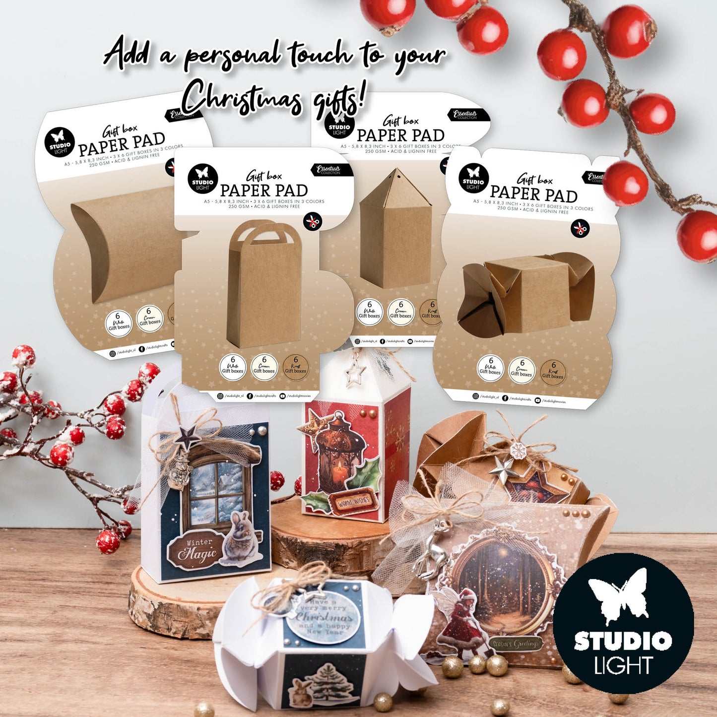 Studio Light Essentials Giftbox Paper Pad Collection