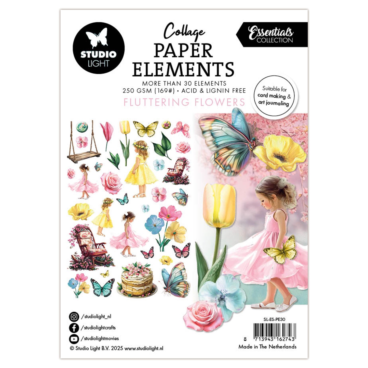 Studio Light Essentials Fluttering Flowers Collage Bundle