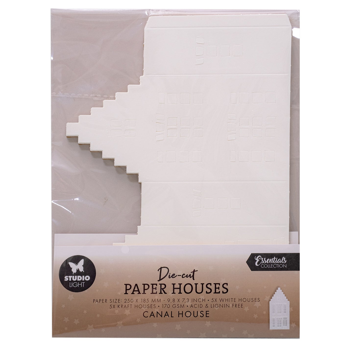 Studio Light Essentials Die-cut Paper Houses Canal House