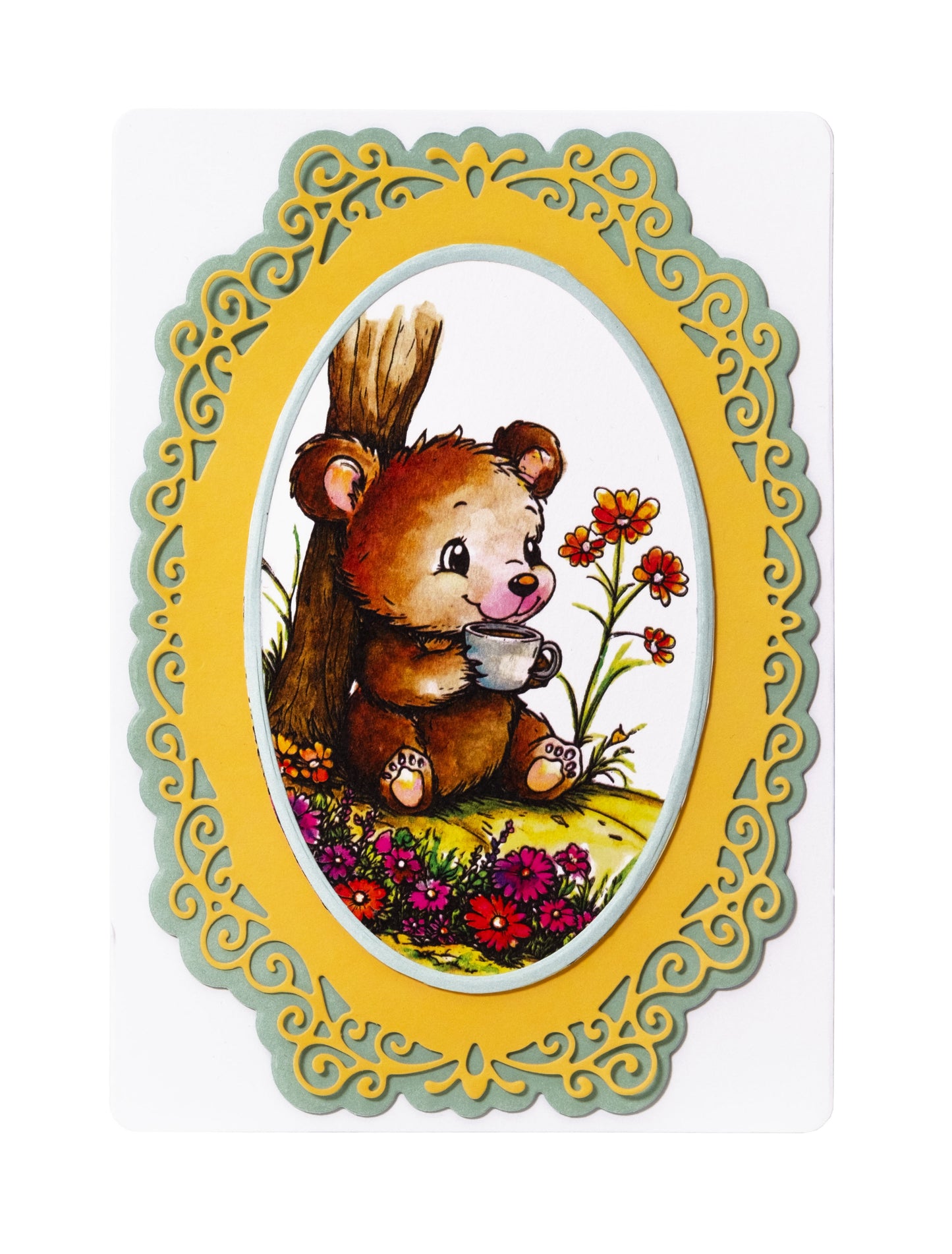Studio Light Essentials Clear Stamp Tea Bear