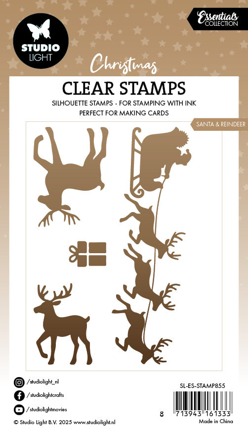 Studio Light Essentials Clear Stamp Santa & Rendeer
