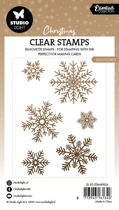 Studio Light Essentials Clear Stamp Snowflakes