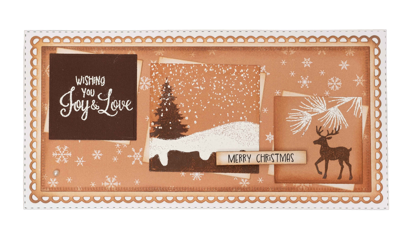 Studio Light Essentials Clear Stamp Snow Landscape