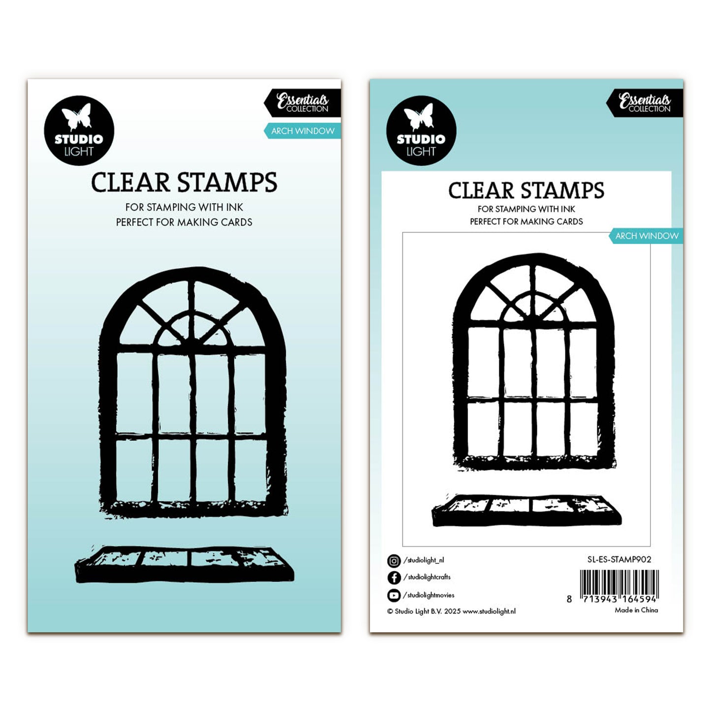 Studio Light Essentials Clear Stamp Arch Window