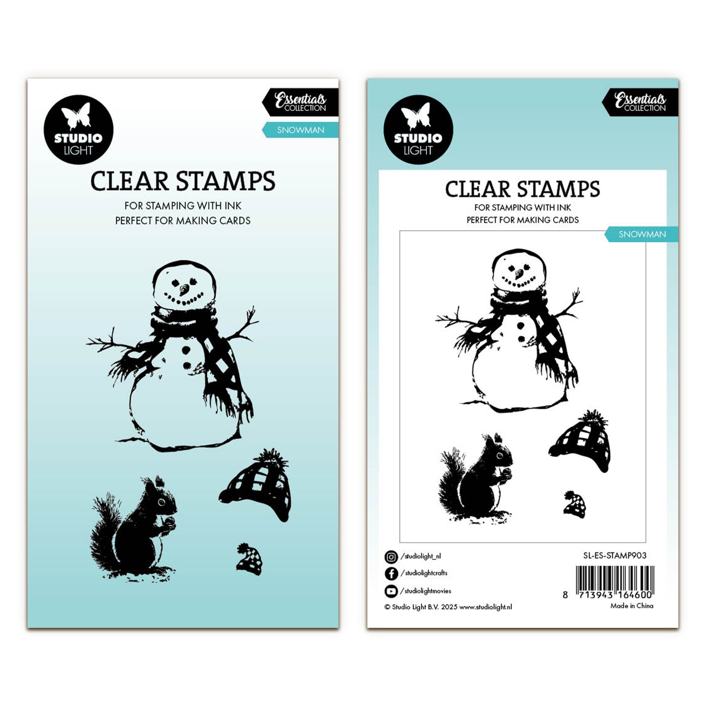 Studio Light Essentials Clear Stamp Snowman