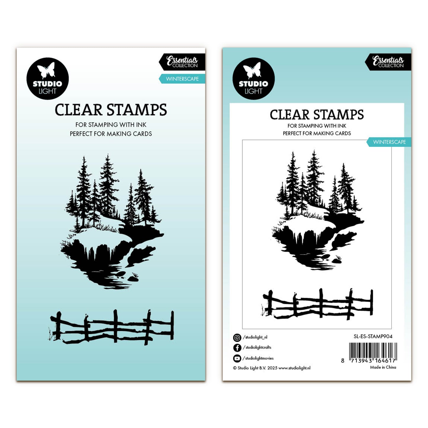 Studio Light Essentials Clear Stamp Winterscape