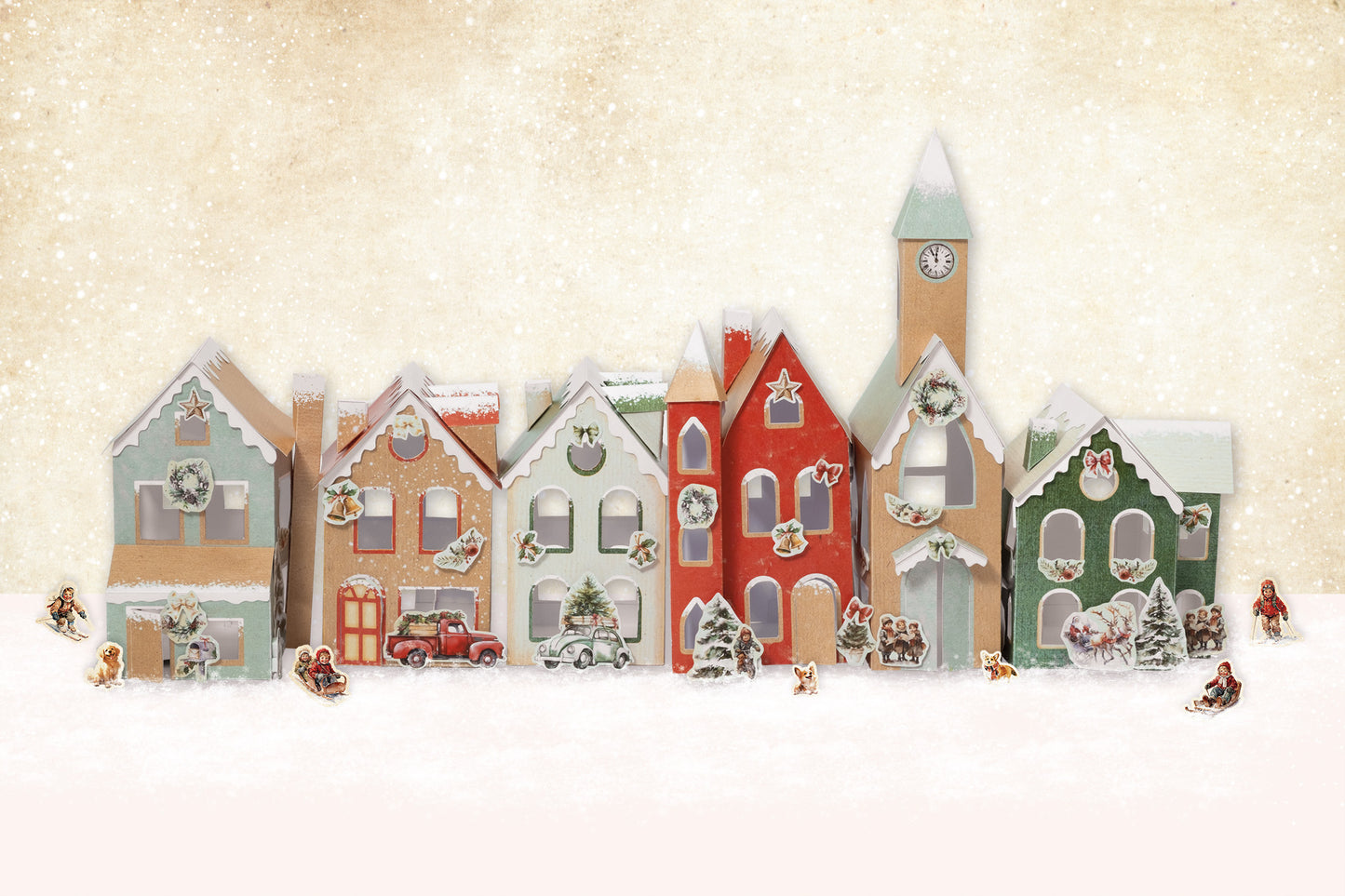 Studio Light Essentials DIY Giftboxes, Village & Lanterns Bundle