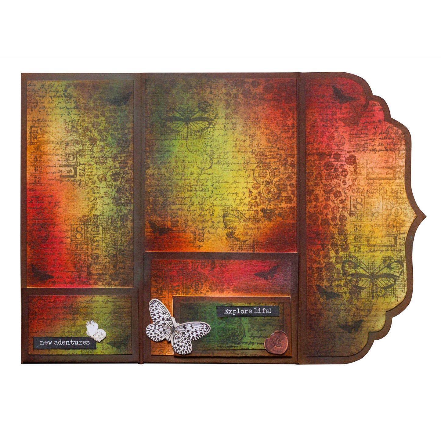 Studio Light Grunge - Designer Paper Pad Background Papers