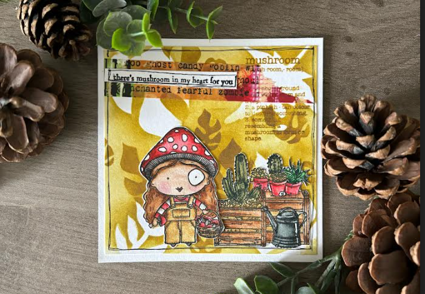 #1023 - A7 Stamp Set - Mushroom