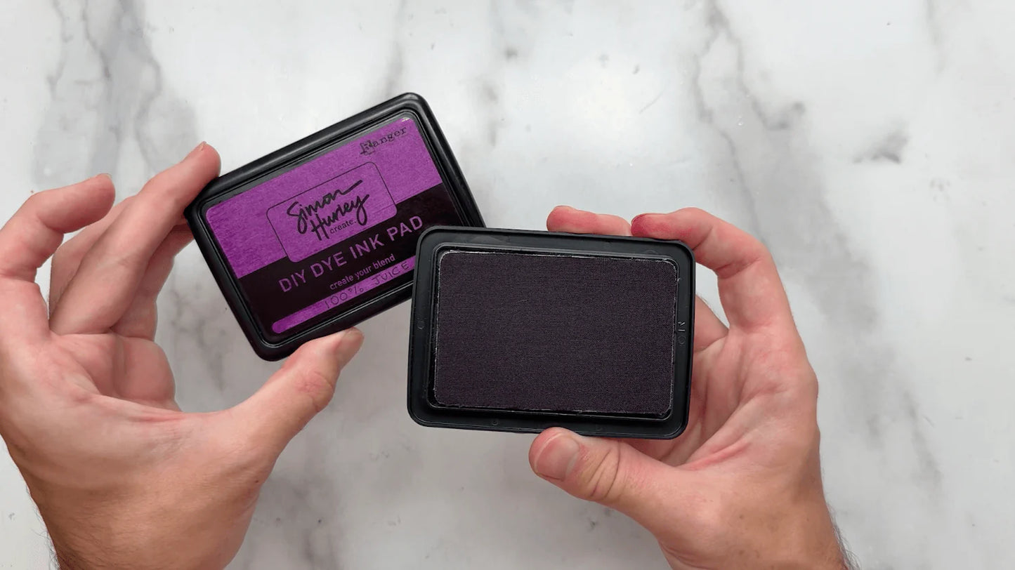 Ranger Simon Hurley create. DIY Dye Felt Ink Pad & Stellar Foam Ink Pad