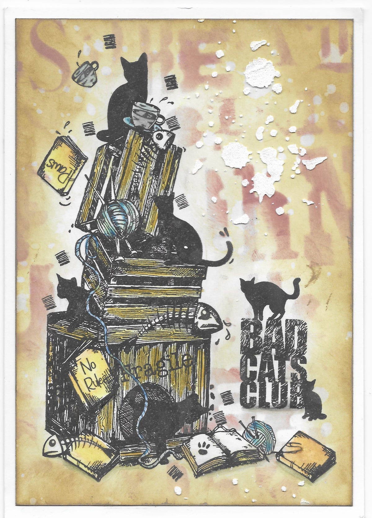 TP-793 - A5 Clear Stamp Set - Bad Cats Club